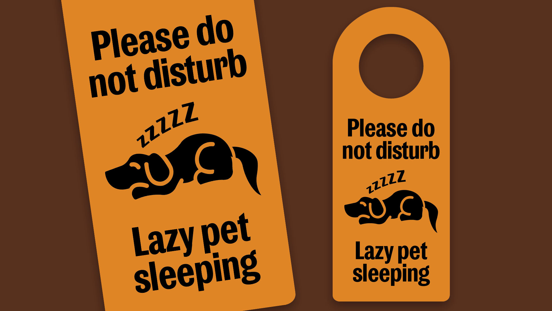 A Place To Hotel Doorhanger